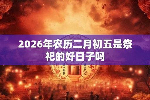 2026年农历二月初五是祭祀的好日子吗