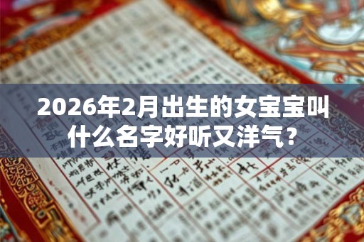 2026年2月出生的女宝宝叫什么名字好听又洋气? 2026年2月出生的女宝宝叫什么名字好听又洋气?