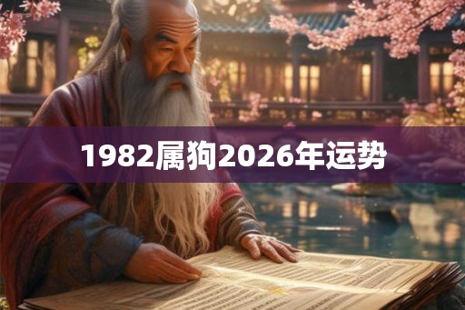 1982属狗2026年运势