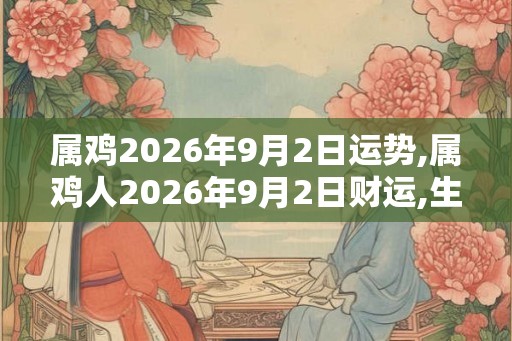 属鸡2026年9月2日运势,属鸡人2026年9月2日财运,生肖鸡2026年9月2日运势