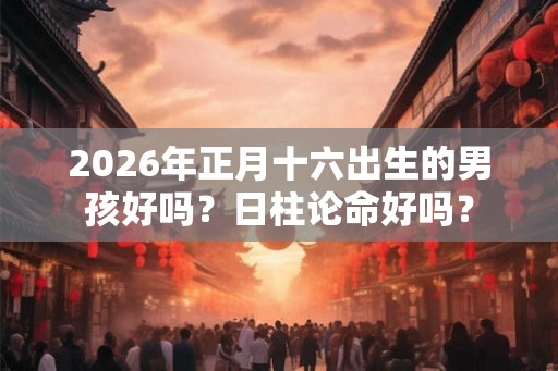 2026年正月十六出生的男孩好吗？日柱论命好吗？
