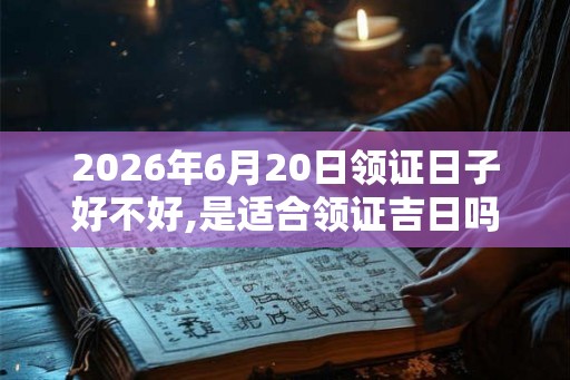 2026年6月20日领证日子好不好,是适合领证吉日吗