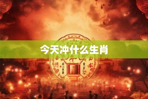 今天冲什么生肖
