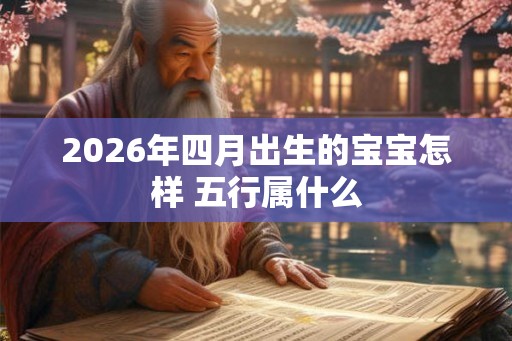 2026年四月出生的宝宝怎样 五行属什么