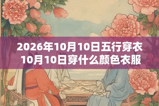 2026年10月10日五行穿衣 10月10日穿什么颜色衣服