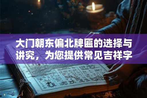 大门朝东偏北牌匾的选择与讲究，为您提供常见吉祥字推荐