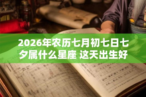 2026年农历七月初七日七夕属什么星座 这天出生好吗