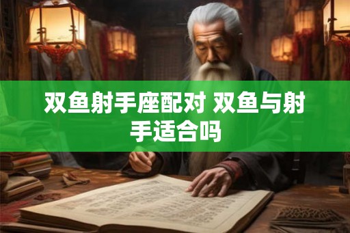 双鱼射手座配对 双鱼与射手适合吗