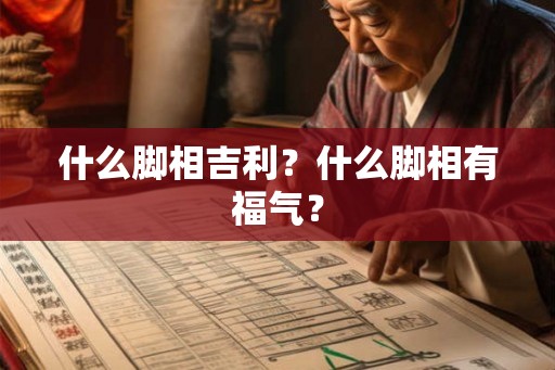 什么脚相吉利？什么脚相有福气？