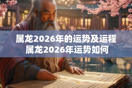 属龙2026年的运势及运程 属龙2026年运势如何
