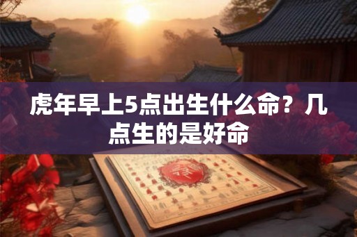 虎年早上5点出生什么命?几点生的是好命 虎年早上5点出生什么命?几点生的是好命