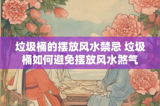 垃圾桶的摆放风水禁忌 垃圾桶如何避免摆放风水煞气