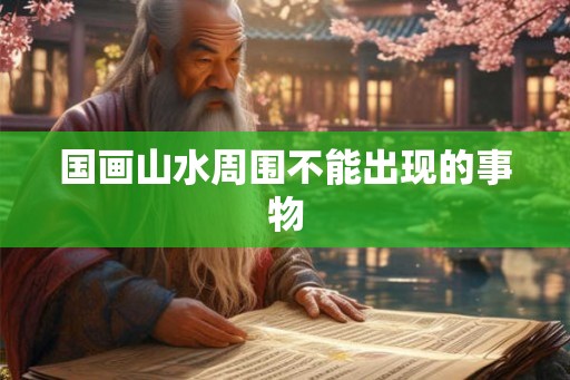国画山水周围不能出现的事物 国画山水周围不能出现的事物