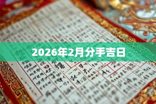 2026年2月分手吉日
