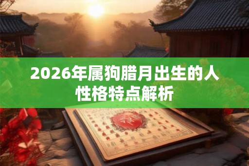 2026年属狗腊月出生的人性格特点解析