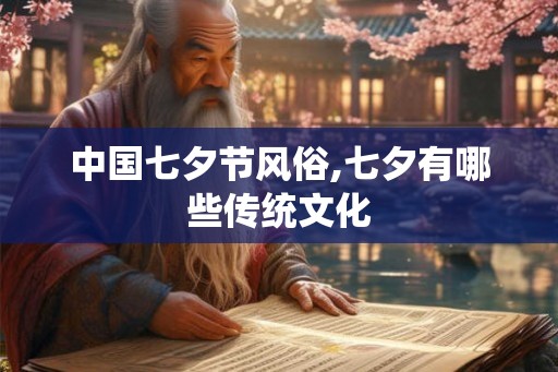 中国七夕节风俗,七夕有哪些传统文化