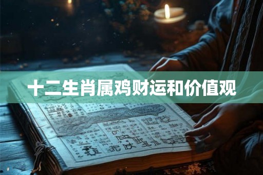 十二生肖属鸡财运和价值观