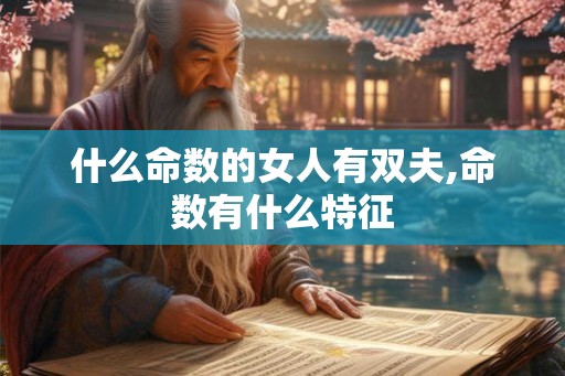 什么命数的女人有双夫,命数有什么特征