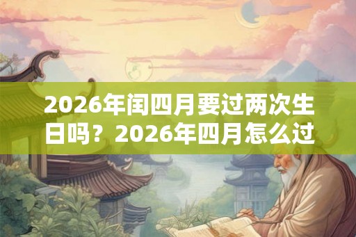 2026年闰四月要过两次生日吗？2026年四月怎么过生日？