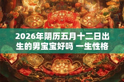 2026年阴历五月十二日出生的男宝宝好吗 一生性格详解