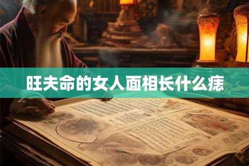 旺夫命的女人面相长什么痣