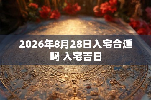 2026年8月28日入宅合适吗 入宅吉日