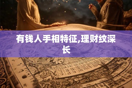 有钱人手相特征,理财纹深长