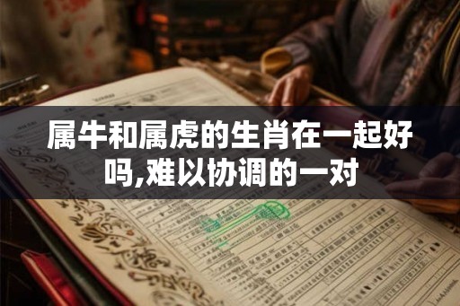 属牛和属虎的生肖在一起好吗,难以协调的一对 属牛和属虎的生肖在一起好吗,难以协调的一对