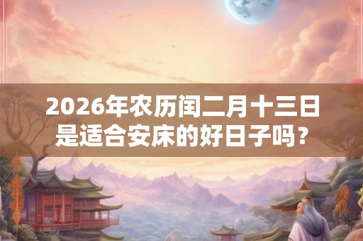 2026年农历闰二月十三日是适合安床的好日子吗? 2026年农历闰二月十三日是适合安床的好日子吗?