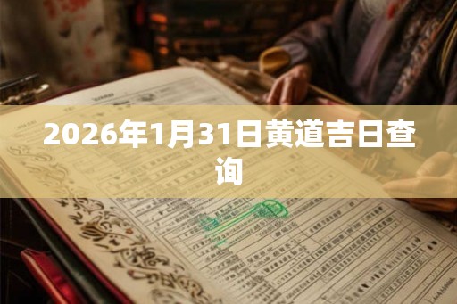 2026年1月31日黄道吉日查询