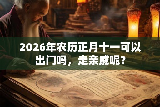 2026年农历正月十一可以出门吗，走亲戚呢？