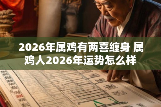 2026年属鸡有两喜缠身 属鸡人2026年运势怎么样