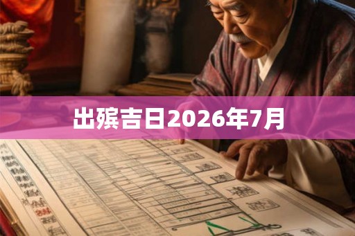 出殡吉日2026年7月
