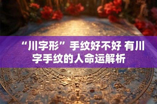 “川字形”手纹好不好 有川字手纹的人命运解析
