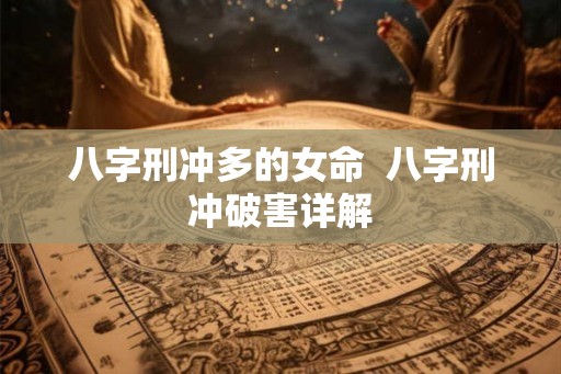 八字刑冲多的女命  八字刑冲破害详解