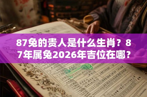 87兔的贵人是什么生肖？87年属兔2026年吉位在哪？