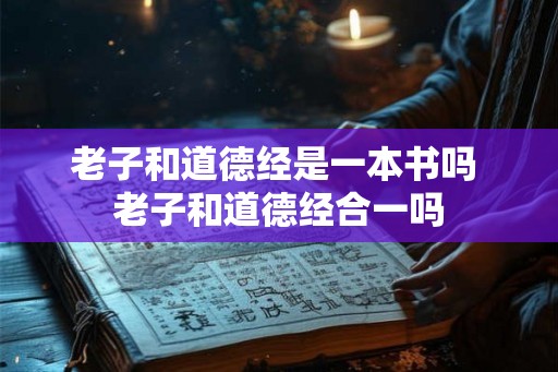 老子和道德经是一本书吗 老子和道德经合一吗