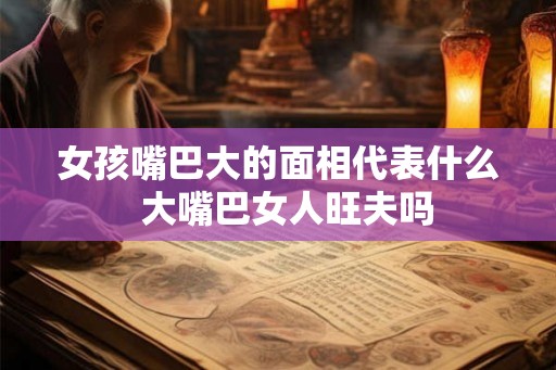 女孩嘴巴大的面相代表什么  大嘴巴女人旺夫吗