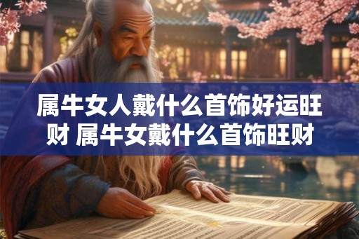 属牛女人戴什么首饰好运旺财 属牛女戴什么首饰旺财