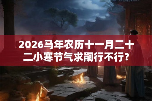 2026马年农历十一月二十二小寒节气求嗣行不行？