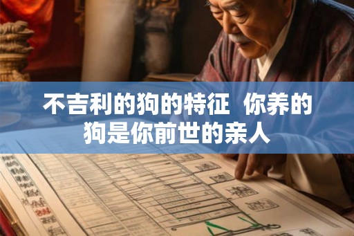 不吉利的狗的特征  你养的狗是你前世的亲人