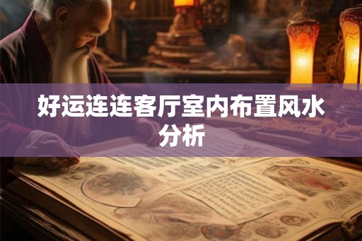 好运连连客厅室内布置风水分析