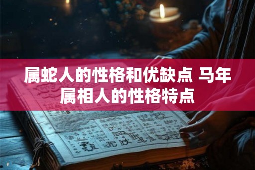 属蛇人的性格和优缺点 马年属相人的性格特点