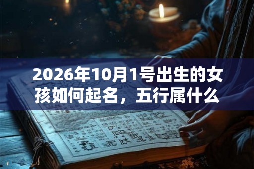 2026年10月1号出生的女孩如何起名，五行属什么