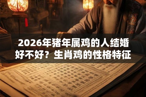 2026年猪年属鸡的人结婚好不好？生肖鸡的性格特征？