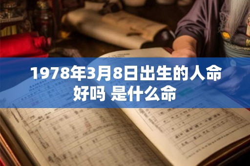 1978年3月8日出生的人命好吗 是什么命