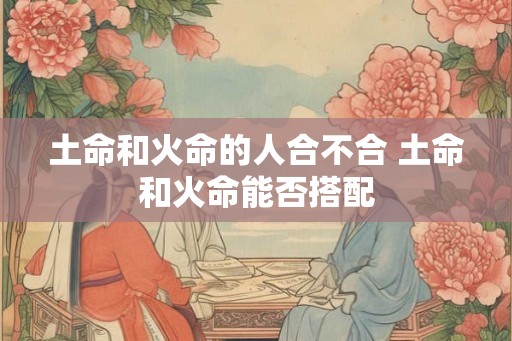 土命和火命的人合不合 土命和火命能否搭配