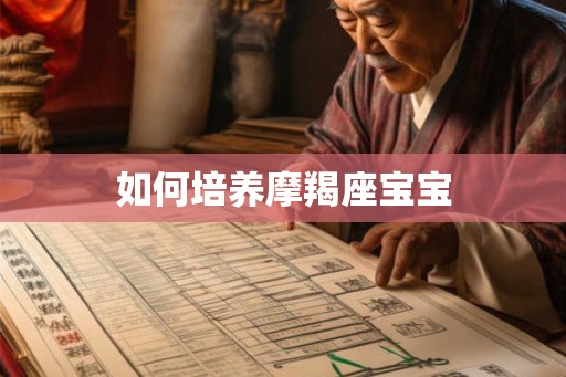 如何培养摩羯座宝宝 如何培养摩羯座宝宝