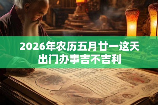 2026年农历五月廿一这天出门办事吉不吉利
