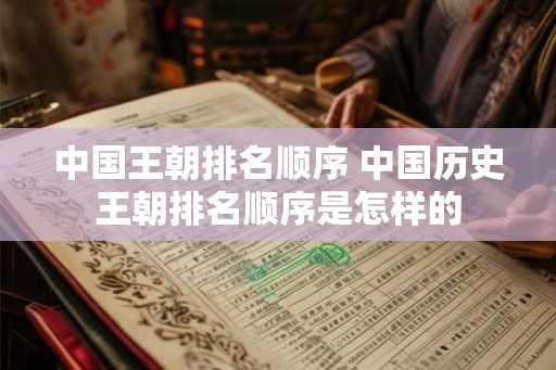 中国王朝排名顺序 中国历史王朝排名顺序是怎样的